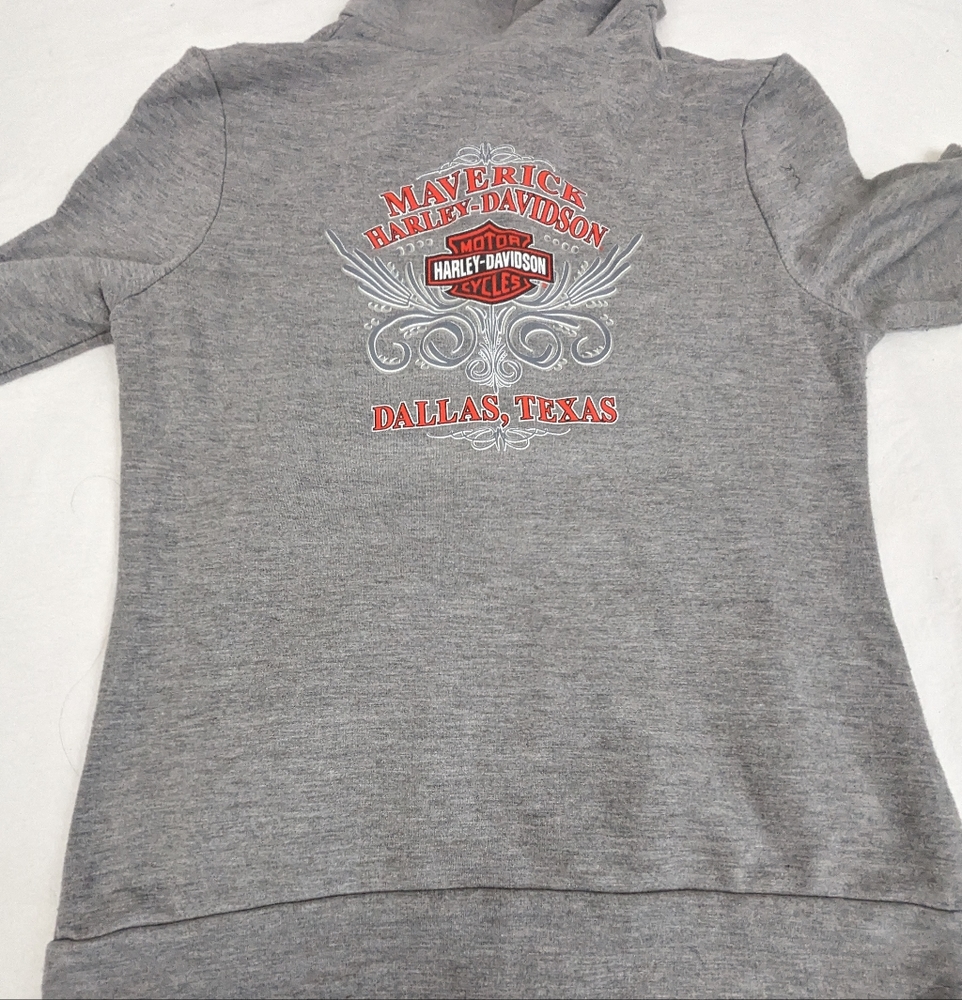 Harley-Davidson Maverick Dallas, Texas Grey Hoodie Small View 2